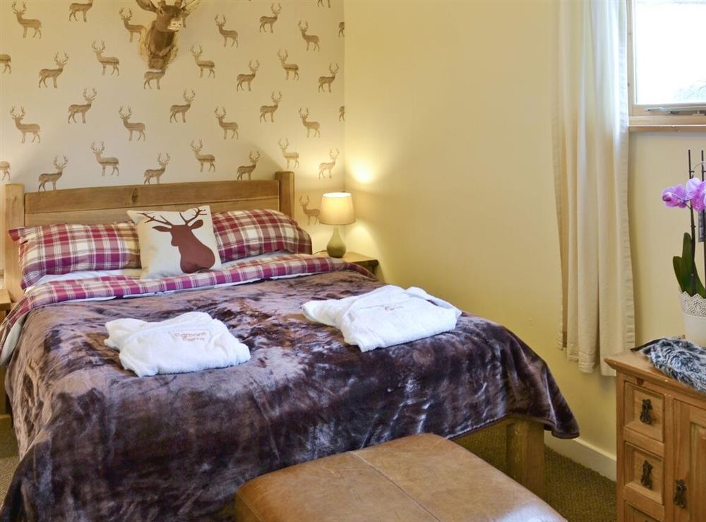 Double bedroom at Stag Lodge, 