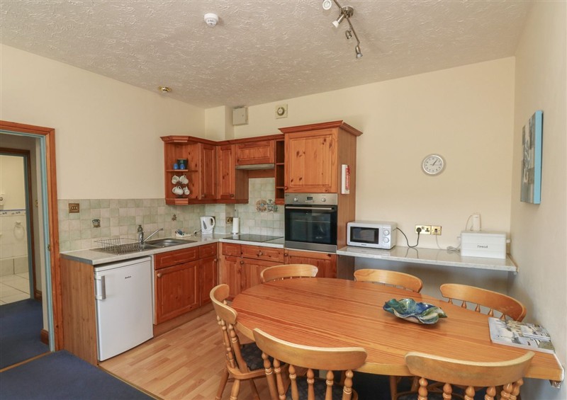 This is the kitchen at Egret, Kingsteignton