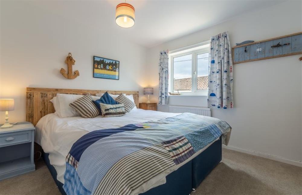 First floor: Bedroom four with a super king-size zip \u0026 link bed at Egret, South Creake near Fakenham