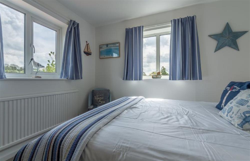 First floor: Bedroom two double bed at Egret, South Creake near Fakenham