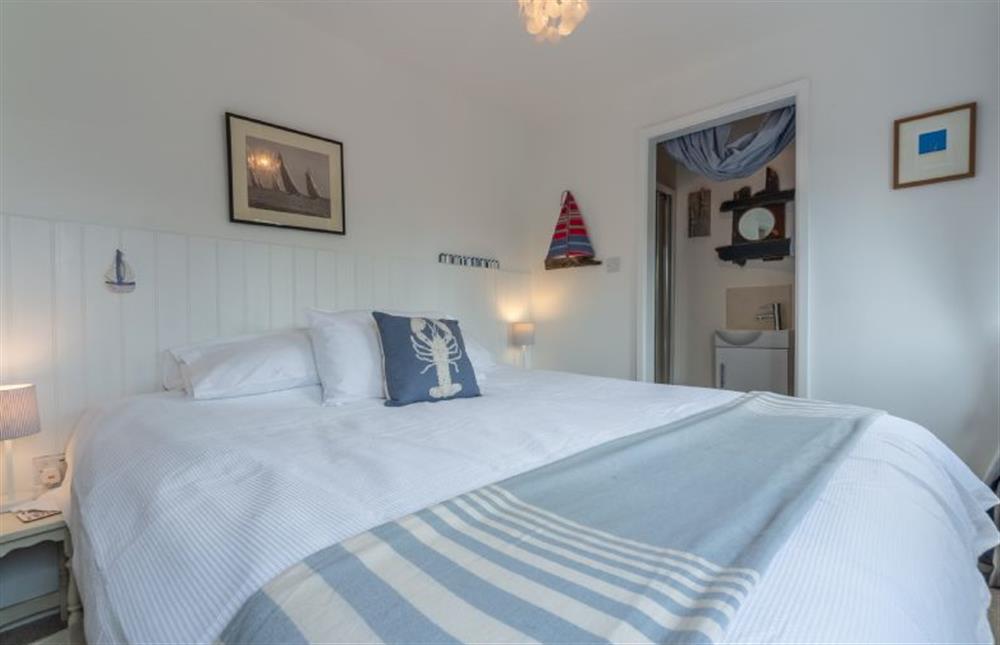 First floor: Master bedroom with a super king-size zip \u0026 link bed at Egret, South Creake near Fakenham