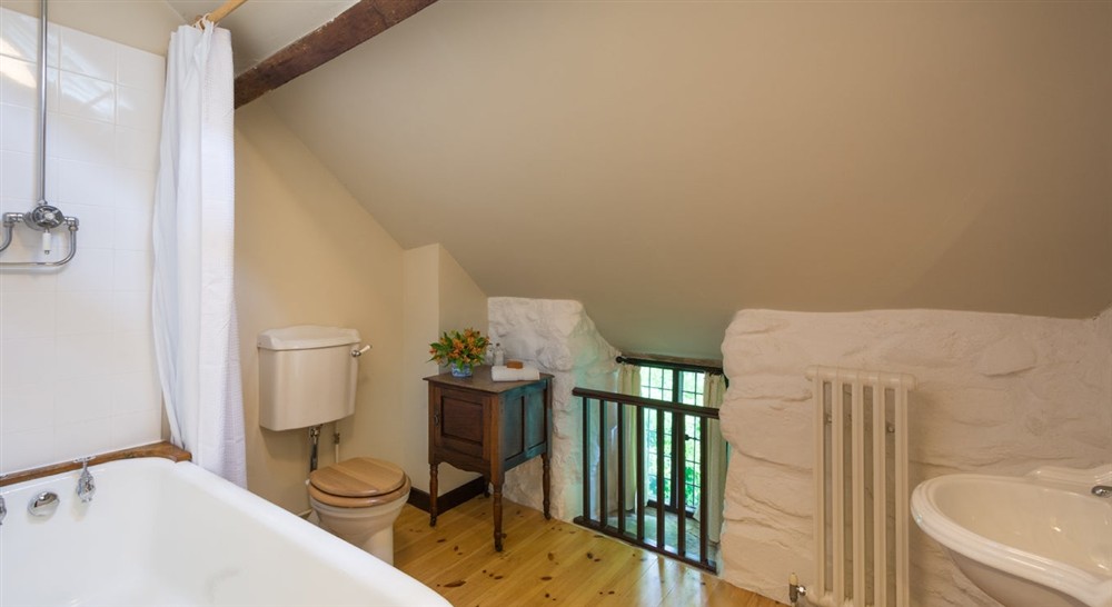 Firts floor bathroom at Egryn in Nr Barmouth, Gwynedd