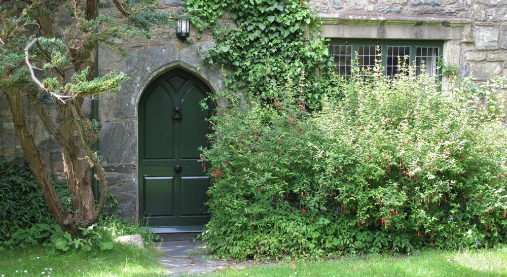 Front door of Egryn, Wales at Egryn in Nr Barmouth, Gwynedd