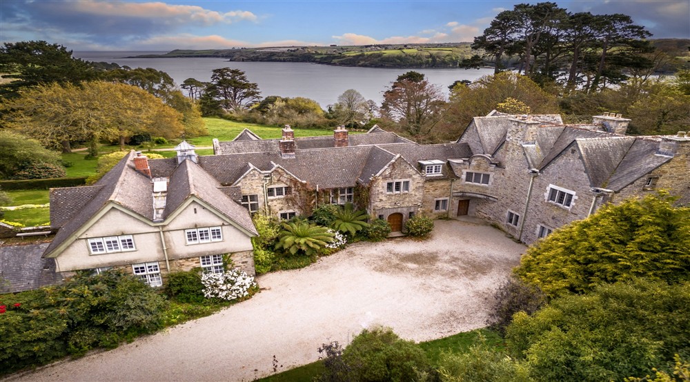 The exterior of Court, Bosveal and Chatham, Cornwall at Egryn in Nr Barmouth, Gwynedd