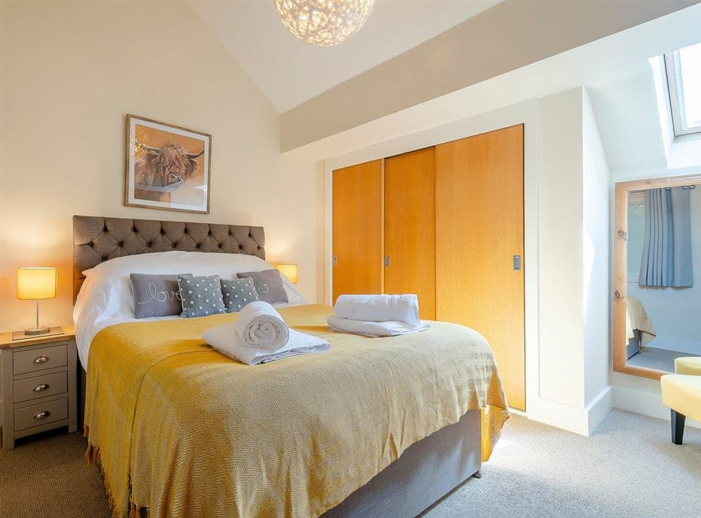 Double bedroom at Eider Cottage at Lower Mill in Cirencester, Gloucestershire