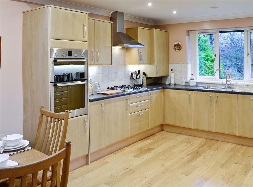 Well equipped kitchen at Eilean Donan in Kirknewton, West Lothian