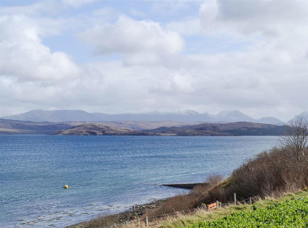 Magnificent local view at Eilean View (Island View) in Inverasdale by Poolewe, Ross-Shire