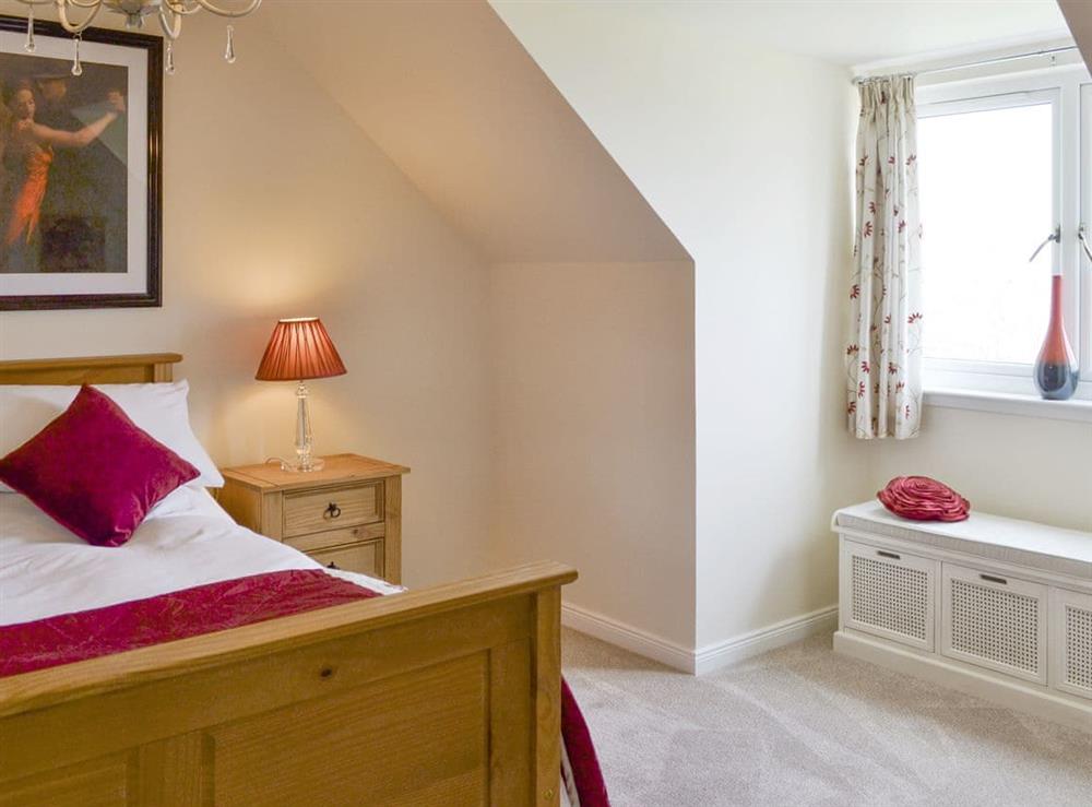 Peaceful double bedroom at Eilean View (Island View) in Inverasdale by Poolewe, Ross-Shire
