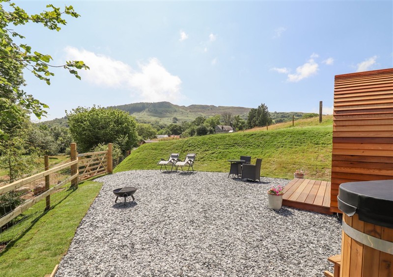 The garden at Eirlys, Bontddu near Dolgellau