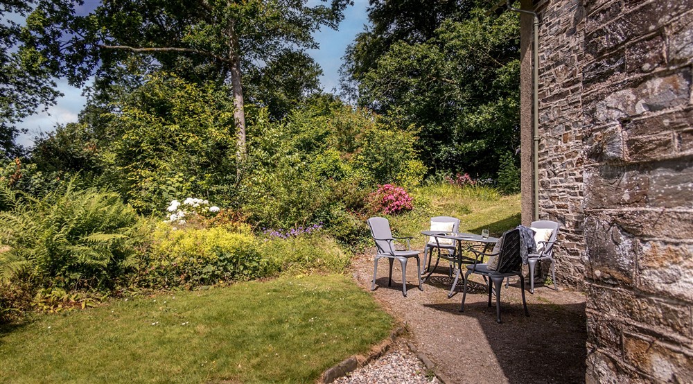 The garden at Elbow Cottage in St Dominick, Cornwall