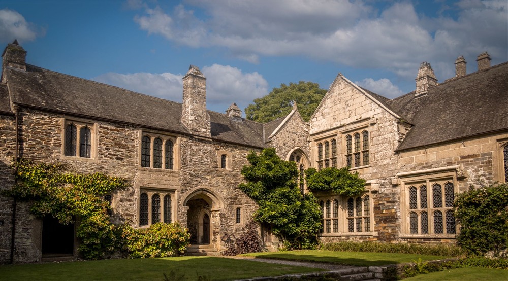 The Tudor house at Elbow Cottage in St Dominick, Cornwall