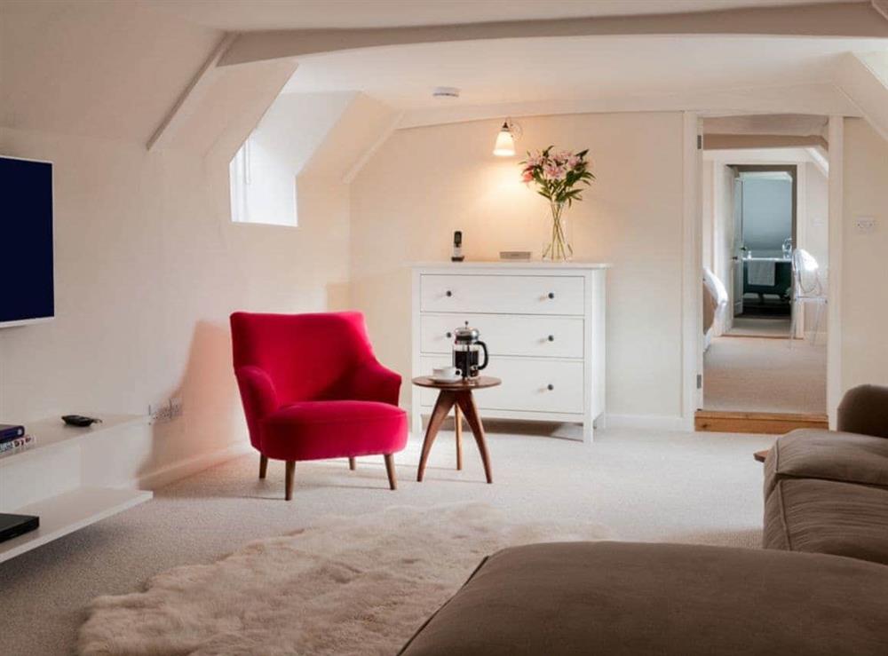 Attic sitting room at Eldred House in Layer-de-la-Haye, near Colchester, Essex