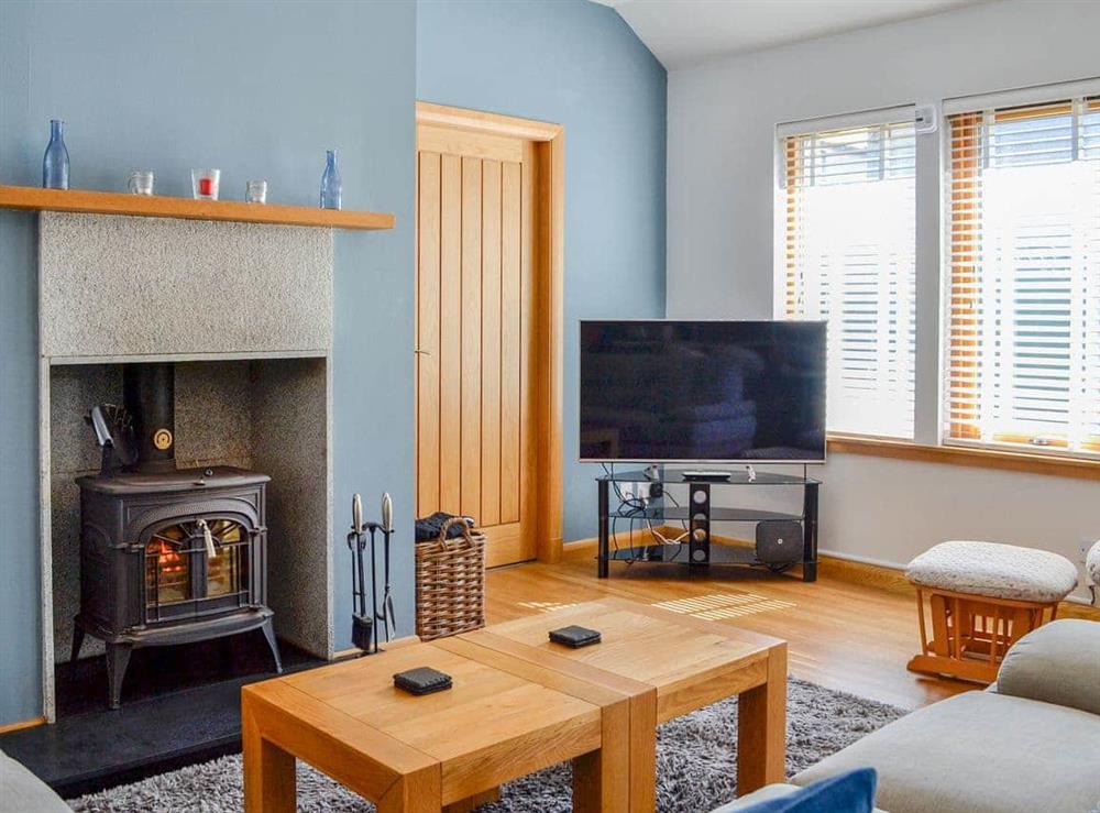 Living area at Eleanor Cottage in Ballater, Aberdeenshire
