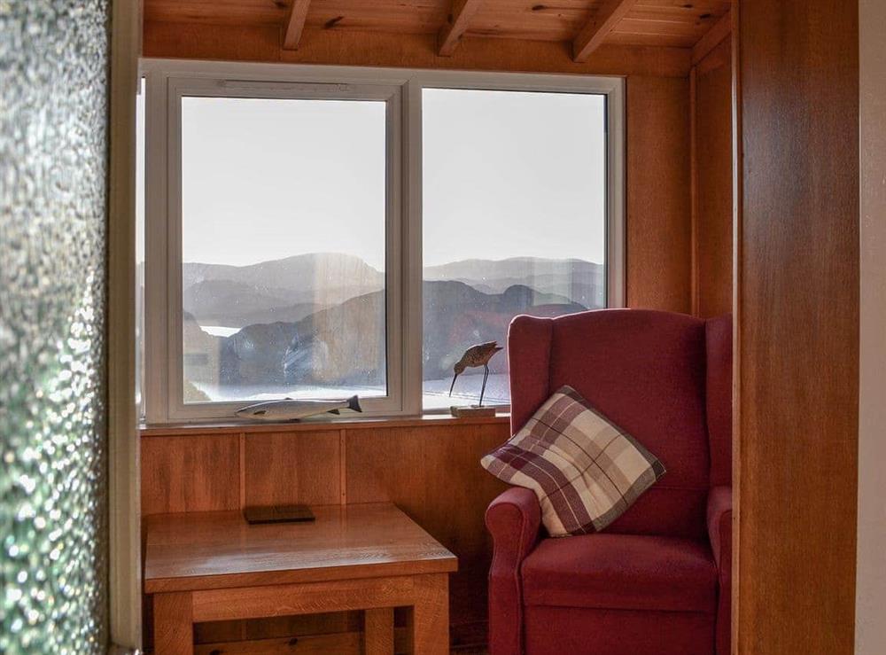 Sitting area at Eleven Diabaig Cottage in Diabeg, near Torridon, Ross-Shire