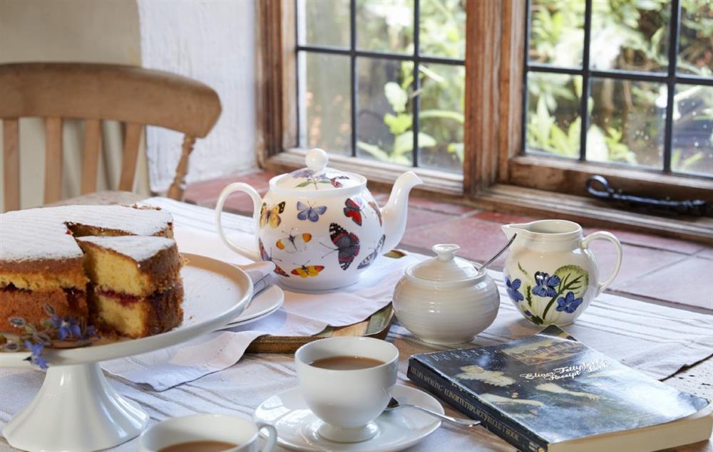 Enjoy afternoon tea looking out on to the beautiful gardens at Elinor Fettiplace, Pauntley