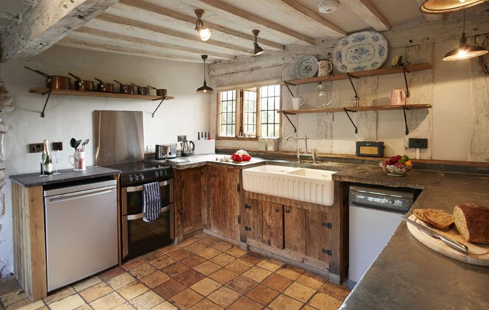 Rustic style kitchen at Elinor Fettiplace, Pauntley
