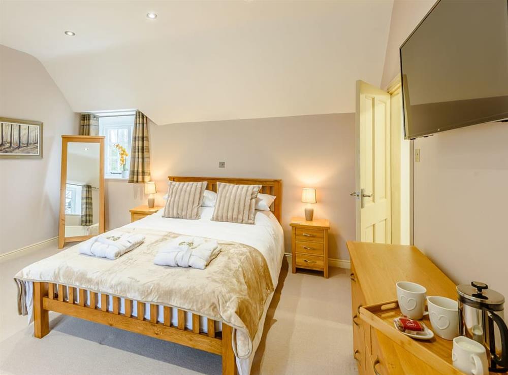 Master bedroom at Stone Cottage, 