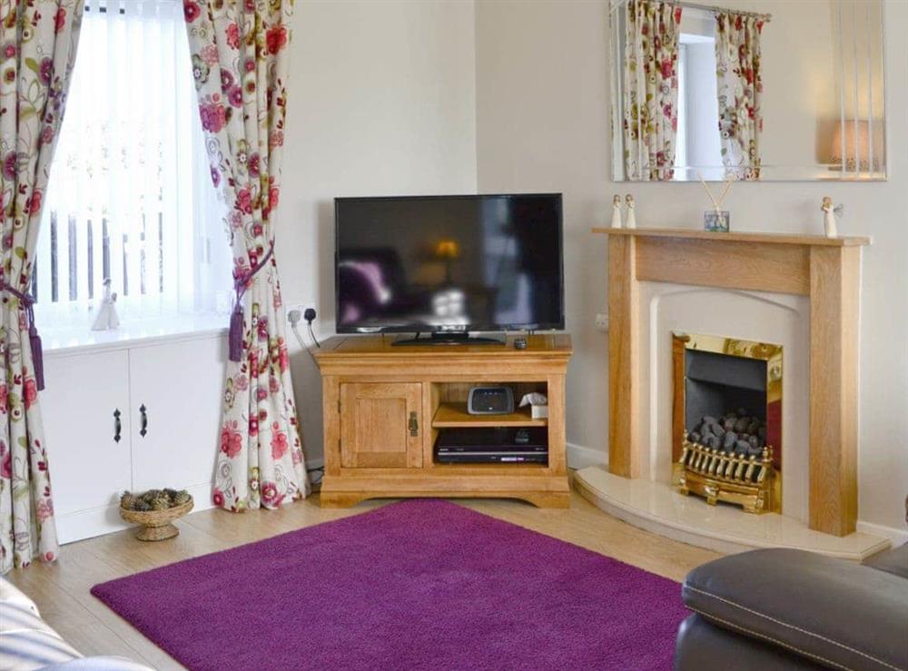 Comfortable living room at Eliza Cottage in Haddington, East Lothian