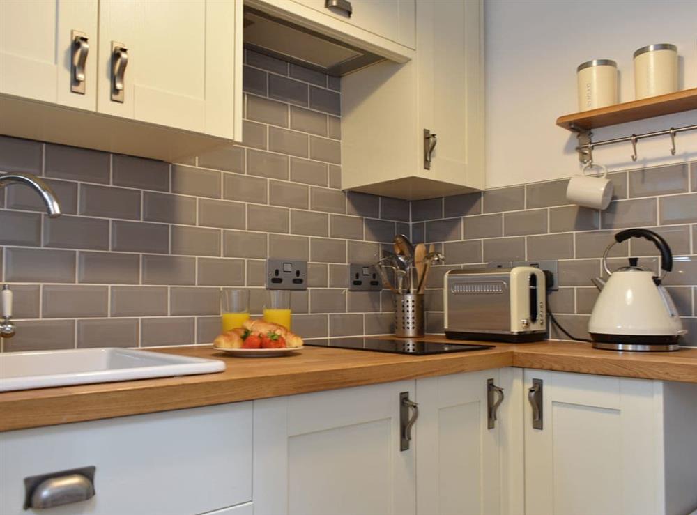 Fully appointed kitchen at Elizabeth Cottage in Hinderwell, near Whitby, North Yorkshire