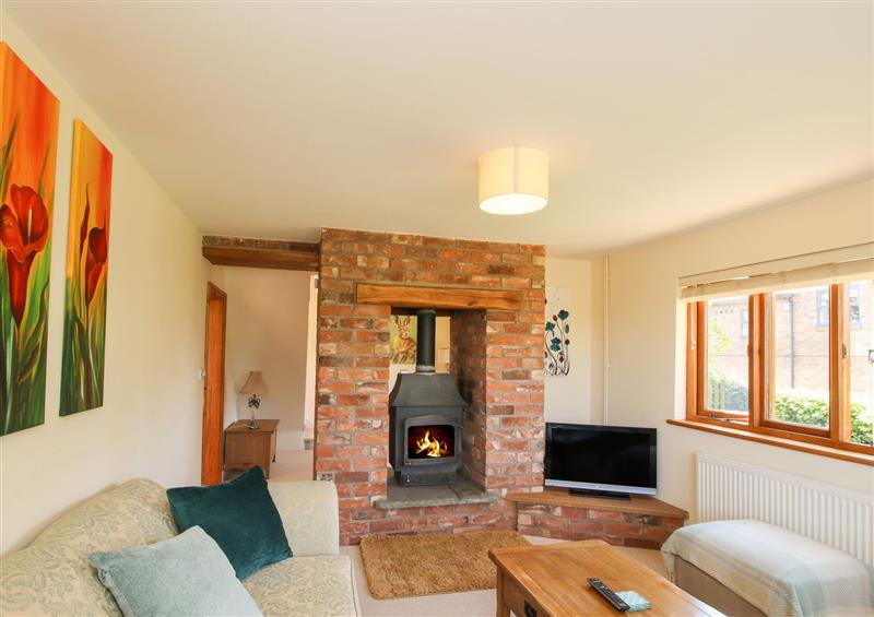 This is the living room at Ellenhall Farm Cottage, Ellenhall near Eccleshall