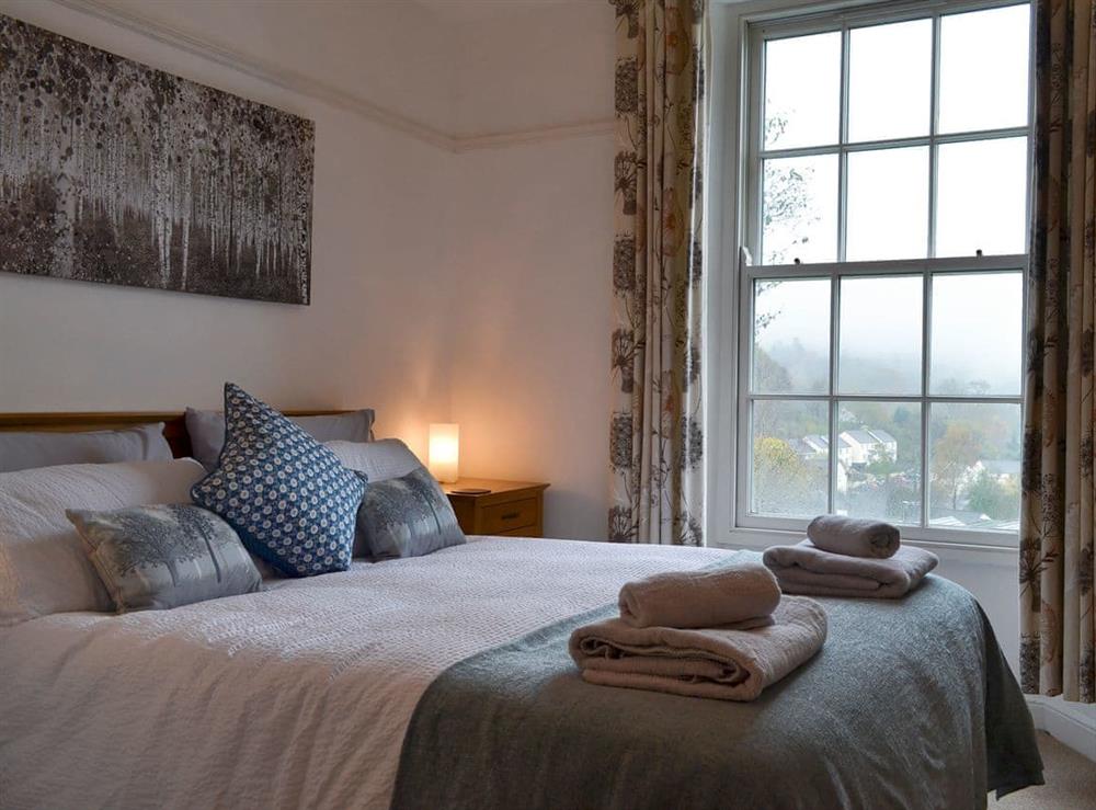 Comfortable double bedroom at Ellerview House in Ambleside, Cumbria
