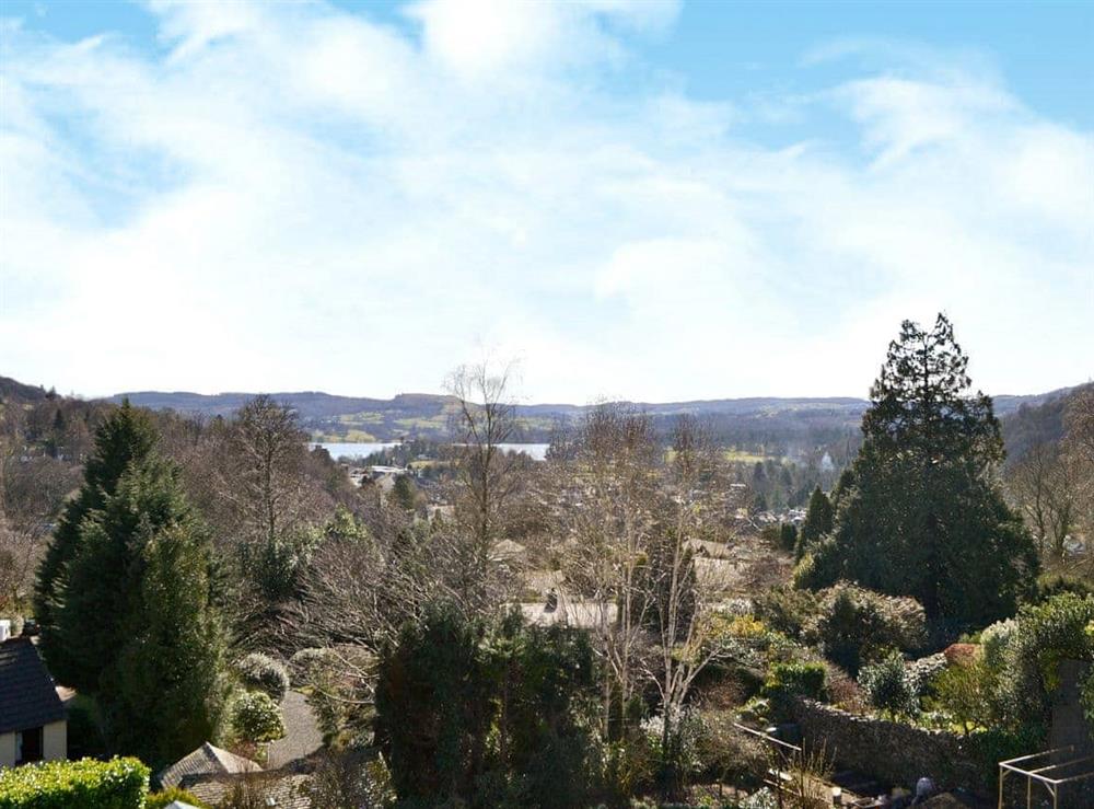 Stunning views towards the fells and lake at Ellerview House in Ambleside, Cumbria