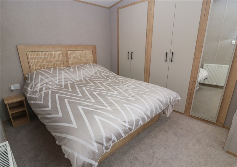 One of the bedrooms at Ellies House, Portpatrick
