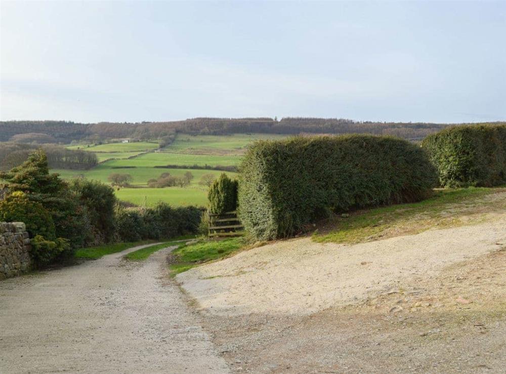 Lovely views over the rolling countryside at Batty Barn, 