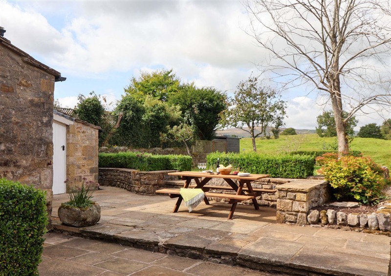 This is the garden at Ellis House, Airton
