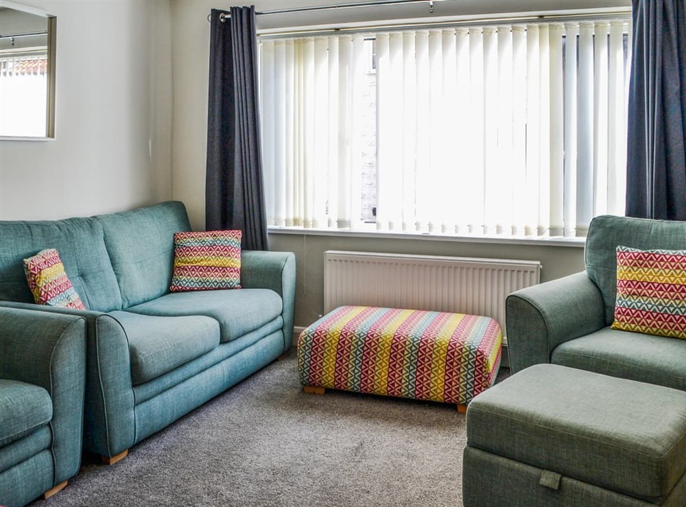 Living room at Ellis House in Filey, North Yorkshire