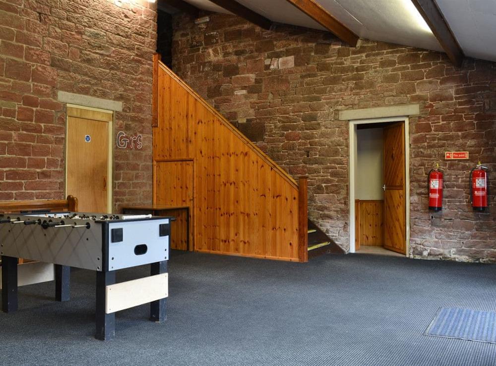 Games room at Ellrigg in Waverton, Cumbria