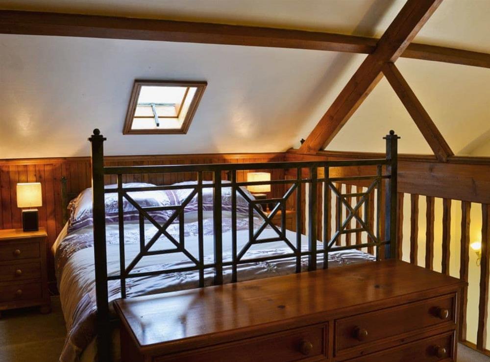 Double bedroom at Elm Barn Lodge, 