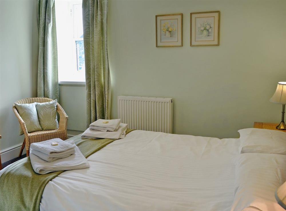 Comfortable double bedroom at Elm Cottage in Crawfordjohn, Nr Biggar, S. Lanarkshire., Great Britain