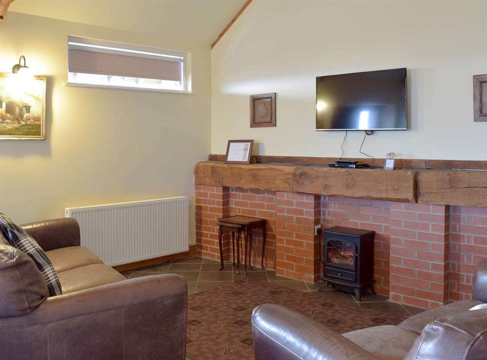 Comfortable living area at Elm Cottage in Cwmbach, near Whitland, Dyfed