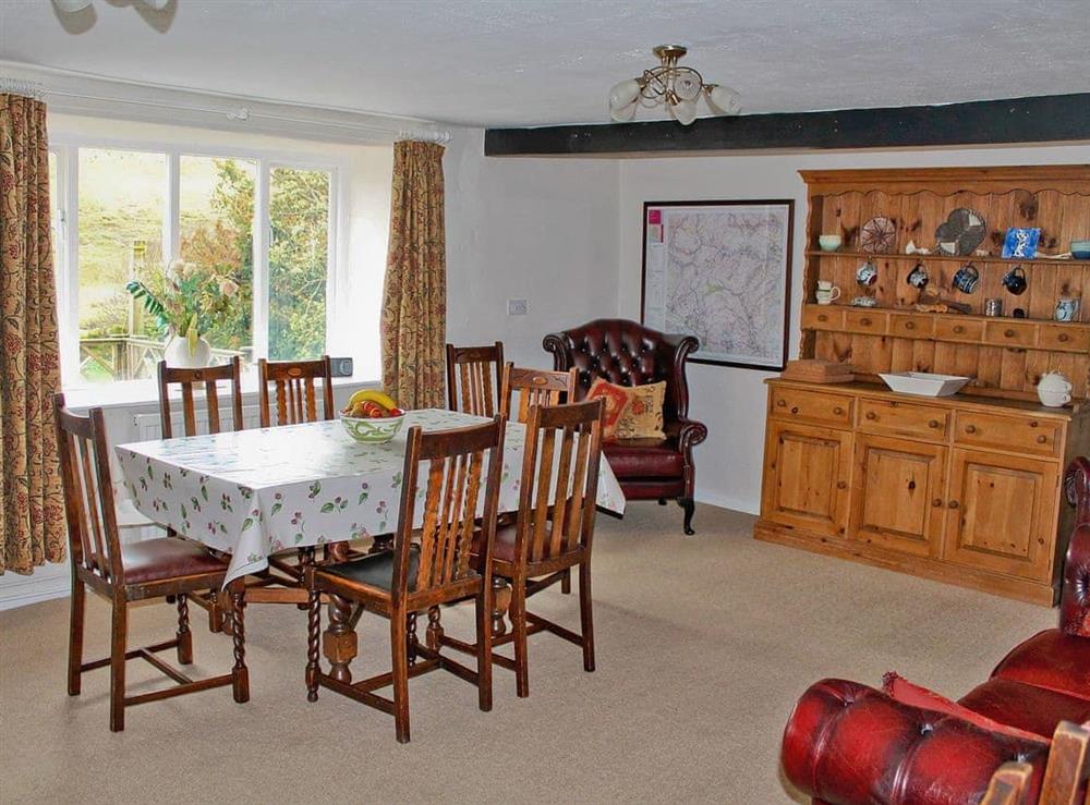 Dining room at Elm Cottage in Oughtershaw, near Hawes, North Yorkshire