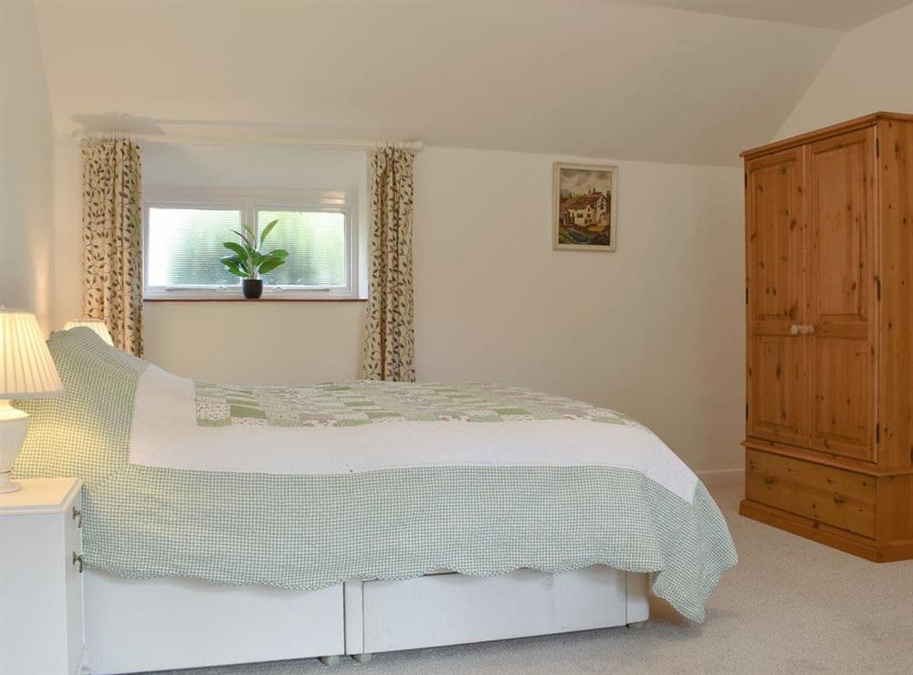 Attractive double bedroom at Elm Cottage in St Lawrence, Isle of Wight