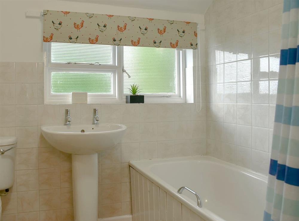 Bathroom at Elm Cottage in St Lawrence, Isle of Wight