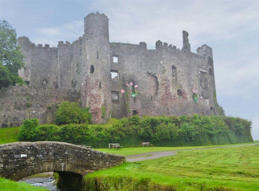 Laugharne Castle at Elm View, 