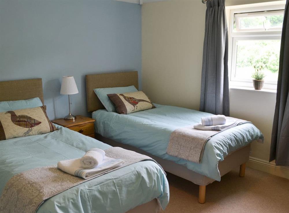 Twin bedroom at Elm Croft in Falstone, near Bellingham, Northumberland