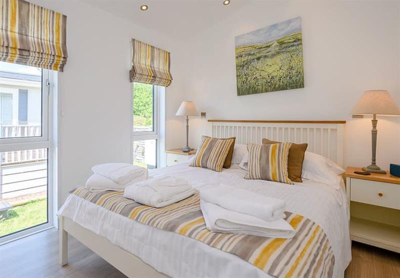 A double bedroom in the Tuscany 4 (A1) at Elm Farm Country Park in Thorpe-Le-Soken, Essex