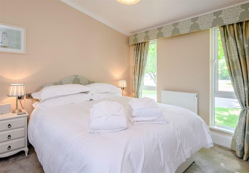 Double bedroom in the Suffolk Barn at Elm Farm Country Park in Thorpe-Le-Soken, Essex