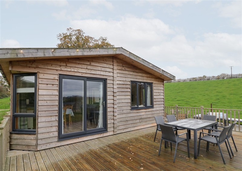 Outside Elm Lodge at Elm Lodge, Admaston near Abbots Bromley