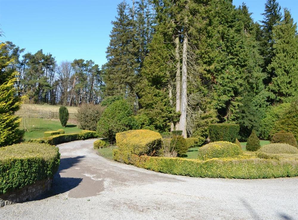 Garden and grounds at Elm Lodge in Ravenstonedale, near Kirkby Stephen, Cumbria