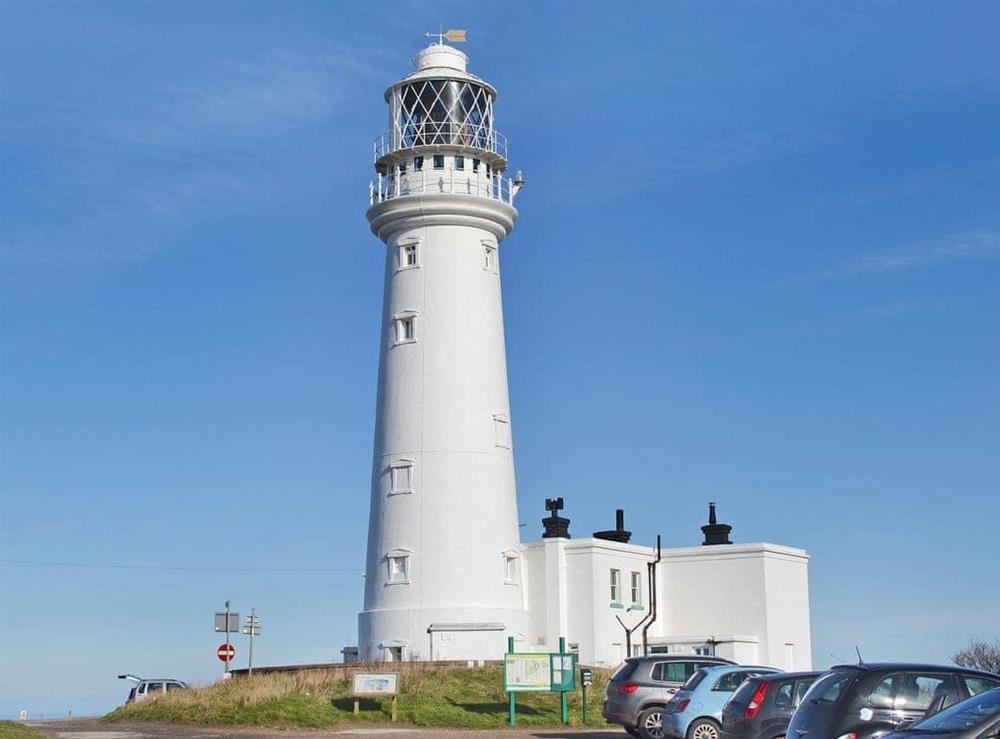 Flamborough lighthouse at Elm Tree Cottage at Cottage Farm in Foxholes, near Scarborough, North Yorkshire