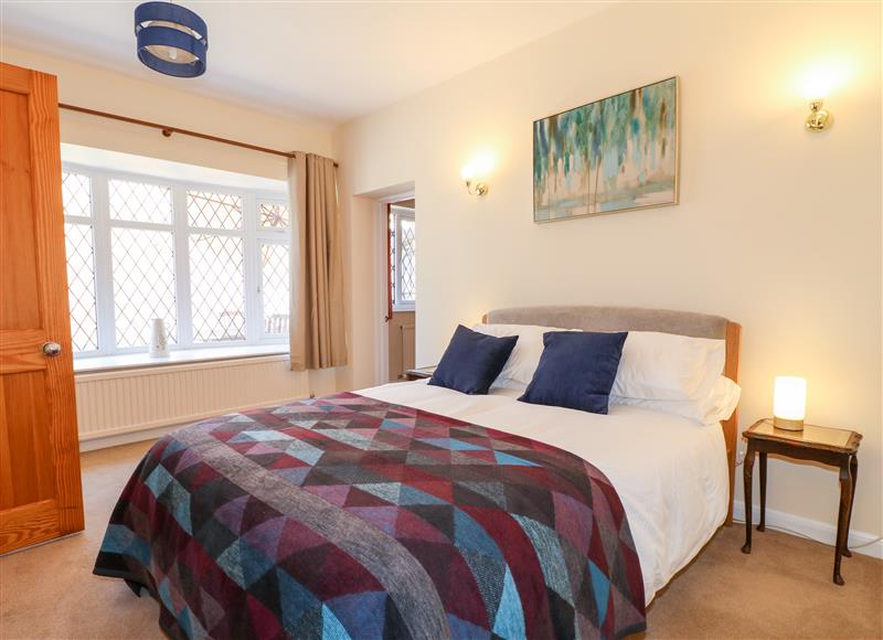 One of the 2 bedrooms at Elm Tree Cottage, Great Dalby near Melton Mowbray