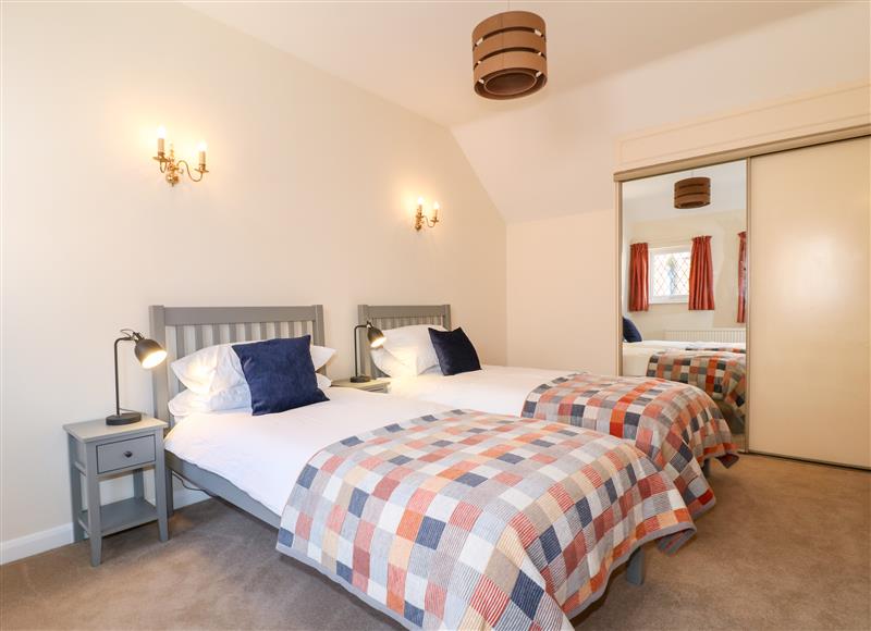 One of the bedrooms at Elm Tree Cottage, Great Dalby near Melton Mowbray