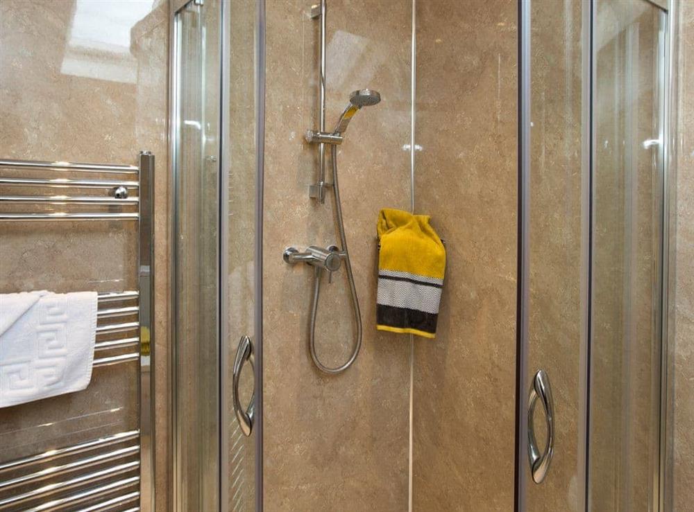 En-suite shower room at Elmcot in Keswick, Cumbria