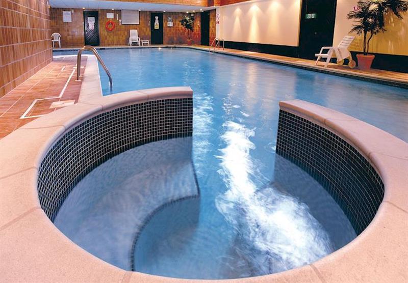Indoor pool at Elmers Court Country Club in Hampshire, South of England
