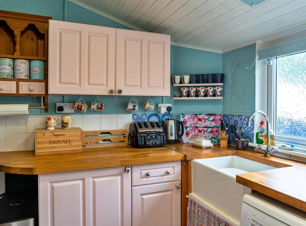 Kitchen at Elmfield Lodge in St Columb Major, Cornwall