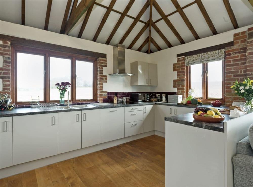 Contemporary styled kitchen (photo 2) at Elmtree Barn in Skeyton, near North Walsham, Norfolk
